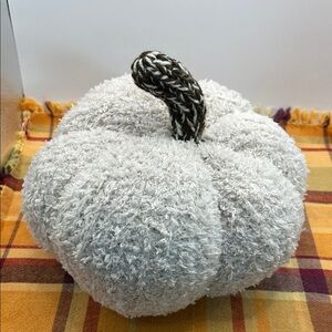 Perfectly Imperfect Off-White Pumpkin Handmade. One of a kind